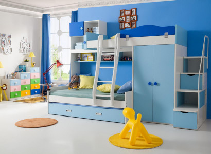 Beds Bunk Bed Real Wood Children & Youth Room New Bunk Bed Levels